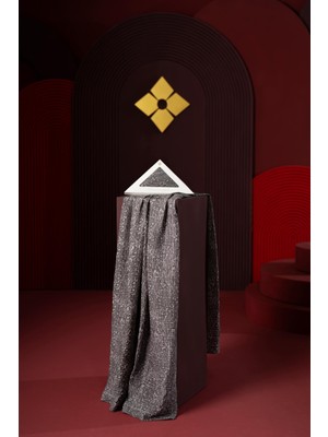 Jawel Kadın Desenli Müslin Şal