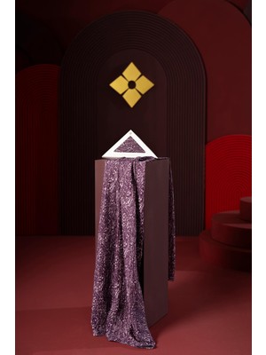 Jawel Kadın Desenli Müslin Şal