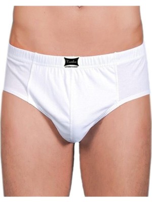 Tutku Erkek Slip Kilot-Beyaz-Xl