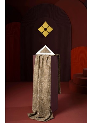 Jawel Kadın Desenli Müslin Şal