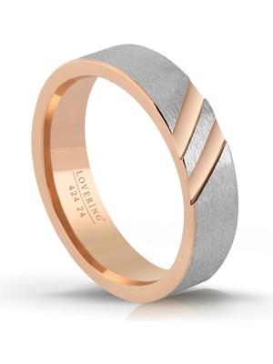 Lovering LVR424E Erkek Çelik Yüzük