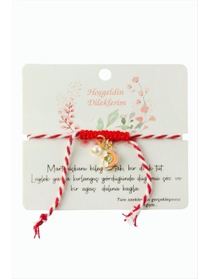 Freedom Store Gökkuşağı Inci Marteniçka Ip Bileklik