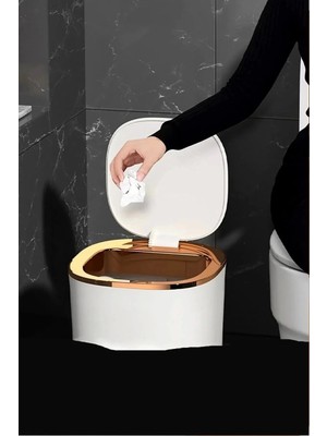 Eco Lounge Teknolojik Çöp Kutusu Otomatik Aç Kapat Sensörlü Mutfak Banyo Ev Ofis Piller Dahildir