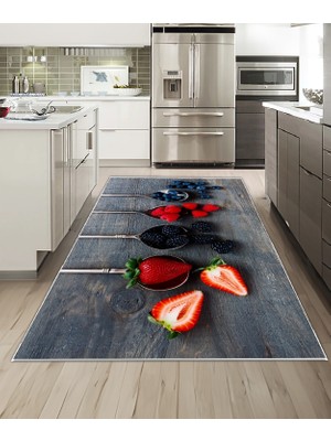 Dijidekor Shine M(246) Gri Saçaksız Mutfak Koridor Yolluk Salon Yatak Odası Halısı