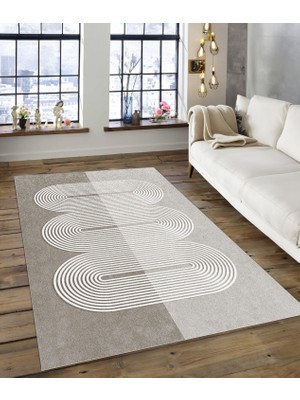 Dijidekor Shine M(119) Vizon Saçaksız Mutfak Koridor Yolluk Salon Yatak Odası Halısı