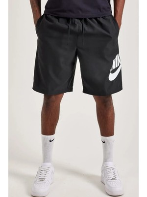 Nike Nk Clup Woven Erkek Siyah Dokuma Spor Şort