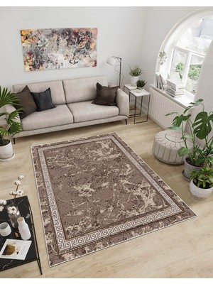 Dijidekor Shine M(62) Kahverengi Saçaksız Mutfak Koridor Yolluk Salon Yatak Odası Halısı