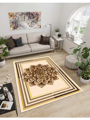 Dijidekor Shine M(99) Krem Saçaksız Mutfak Koridor Yolluk Salon Yatak Odası Halısı