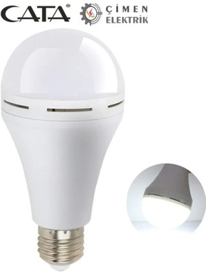 Eco Lounge Cata Ct 4229 9W Şarjlı LED Ampul 6400K Beyaz Işık