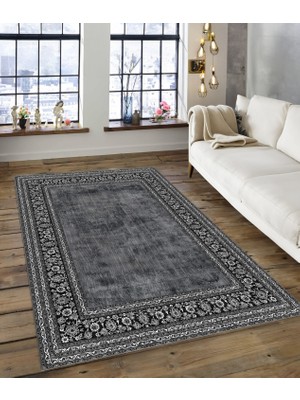 Dijidekor Shine M(161) Antrasit Saçaksız Mutfak Koridor Yolluk Salon Yatak Odası Halısı