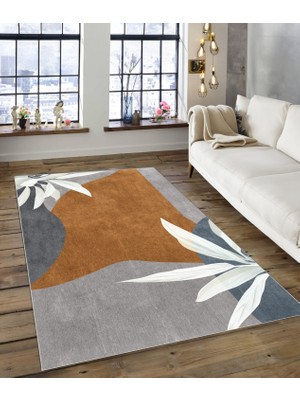 Dijidekor Shine M(117) Gri Saçaksız Mutfak Koridor Yolluk Salon Yatak Odası Halısı