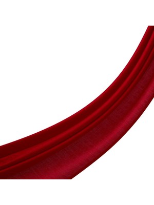 İpekevi Ipekevi Monogram Pamuk Ipek Şal - Mini Seljuk - Kırmızı