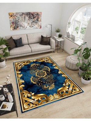 Dijidekor Shine M(48) Gold Saçaksız Mutfak Koridor Yolluk Salon Yatak Odası Halısı