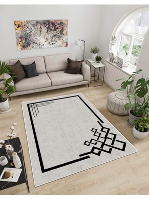 Dijidekor Shine M(95) Krem Saçaksız Mutfak Koridor Yolluk Salon Yatak Odası Halısı