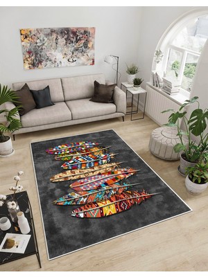 Dijidekor Shine M(79) Çok Renkli Saçaksız Mutfak Koridor Yolluk Salon Yatak Odası Halısı