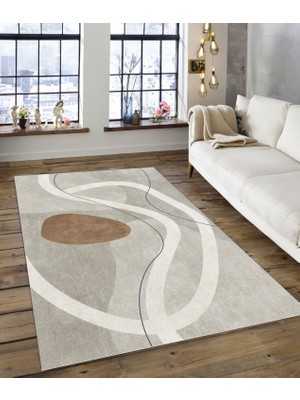 Dijidekor Shine M(106) Vizon Saçaksız Mutfak Koridor Yolluk Salon Yatak Odası Halısı