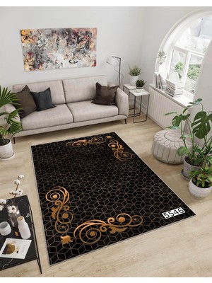 Dijidekor Shine M(20) Siyah Saçaksız Mutfak Koridor Yolluk Salon Yatak Odası Halısı