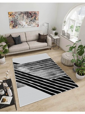 Dijidekor Shine M(70) Gri Saçaksız Mutfak Koridor Yolluk Salon Yatak Odası Halısı