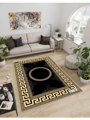 Dijidekor Shine M(16) Sarı Saçaksız Mutfak Koridor Yolluk Salon Yatak Odası Halısı