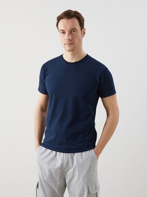 Lc Waikiki Yeni Sezon Bisiklet Yaka Kısa Kollu Erkek Atlet