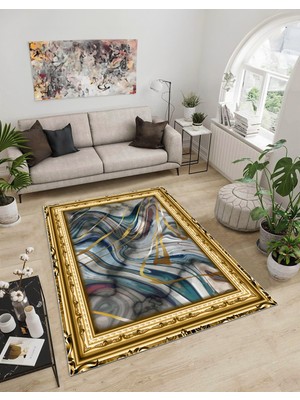 Dijidekor Shine M(45) Çok Renkli Saçaksız Mutfak Koridor Yolluk Salon Yatak Odası Halısı