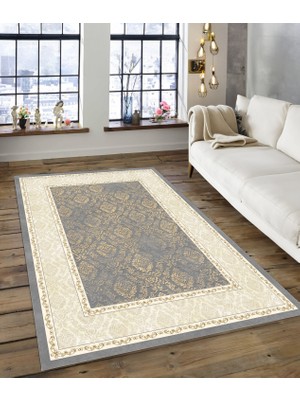 Dijidekor Shine M(146) Gri Saçaksız Mutfak Koridor Yolluk Salon Yatak Odası Halısı