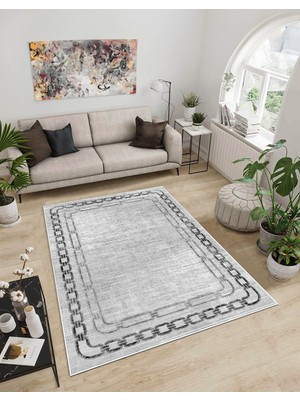 Dijidekor Shine M(101) Gri Saçaksız Mutfak Koridor Yolluk Salon Yatak Odası Halısı
