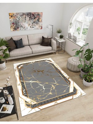 Dijidekor Shine M(109) Beyaz Saçaksız Mutfak Koridor Yolluk Salon Yatak Odası Halısı