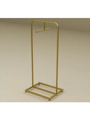 Md Vitrin Dekorasyon Gold Boyalı Çift Yönlü Orta Stand