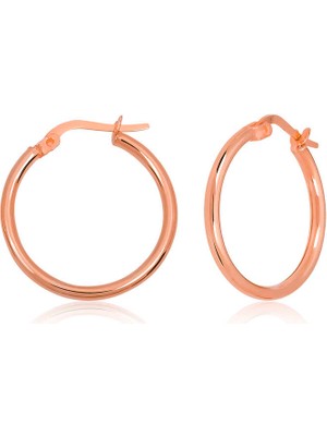 Fumeyabi Gümüş Halka Kadın Küpe