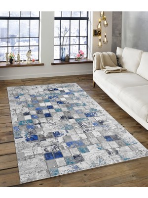 Dijidekor Shine M(163) Gri Saçaksız Mutfak Koridor Yolluk Salon Yatak Odası Halısı