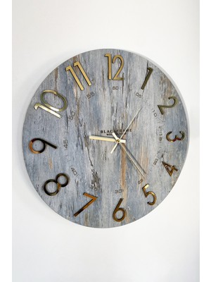 PremiumPort Şık ve Büyük 45CM Duvar Saati, Modern Tasarım ile Evinize Zarafet Katın