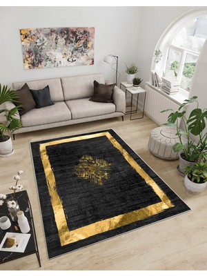 Dijidekor Shine M(97) Gold Saçaksız Mutfak Koridor Yolluk Salon Yatak Odası Halısı