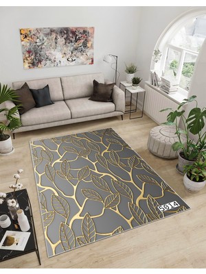 Dijidekor Shine M(27) Gold Saçaksız Mutfak Koridor Yolluk Salon Yatak Odası Halısı