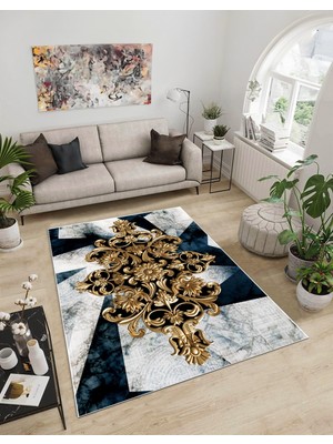 Dijidekor Shine M(47) Gold Saçaksız Mutfak Koridor Yolluk Salon Yatak Odası Halısı