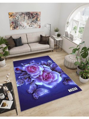 Dijidekor Shine M(4) Siyah Saçaksız Mutfak Koridor Yolluk Salon Yatak Odası Halısı