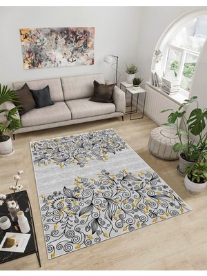 Dijidekor Shine M(78) Gri Saçaksız Mutfak Koridor Yolluk Salon Yatak Odası Halısı