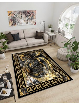 Dijidekor Shine M(56) Gold Saçaksız Mutfak Koridor Yolluk Salon Yatak Odası Halısı