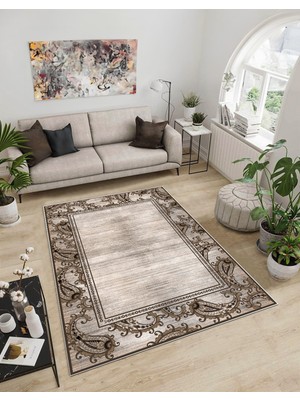 Dijidekor Shine M(19) Kahverengi Saçaksız Mutfak Koridor Yolluk Salon Yatak Odası Halısı