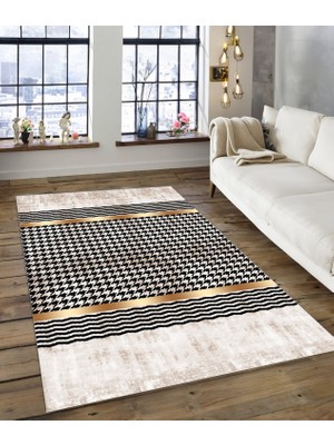 Dijidekor Shine M(157) Krem Saçaksız Mutfak Koridor Yolluk Salon Yatak Odası Halısı