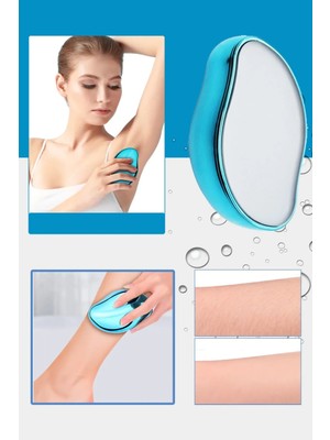 Kristal Epilatör Acısız Manuel Tüy Dökücü Epilatör Tüy Silgisi Epilasyon Ai Kol Bacak Koltuk Altı