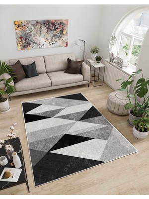 Dijidekor Shine M(108) Gri Saçaksız Mutfak Koridor Yolluk Salon Yatak Odası Halısı