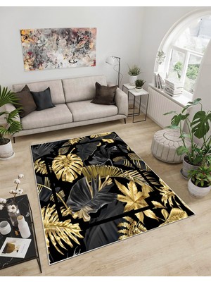 Dijidekor Shine M(82) Gold Saçaksız Mutfak Koridor Yolluk Salon Yatak Odası Halısı