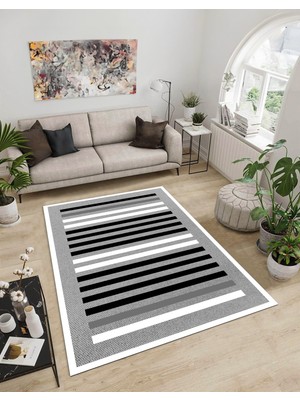 Dijidekor Shine M(89) Gri Saçaksız Mutfak Koridor Yolluk Salon Yatak Odası Halısı