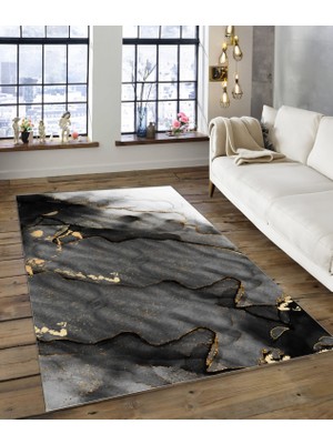 Dijidekor Shine M(191) Gold Saçaksız Mutfak Koridor Yolluk Salon Yatak Odası Halısı