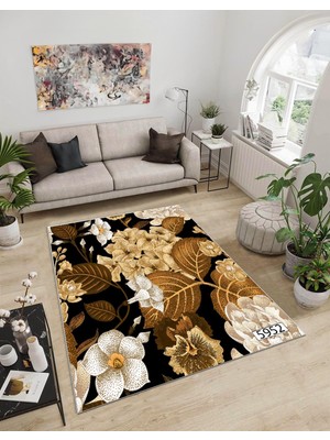 Dijidekor Shine M(10) Kahverengi Saçaksız Mutfak Koridor Yolluk Salon Yatak Odası Halısı