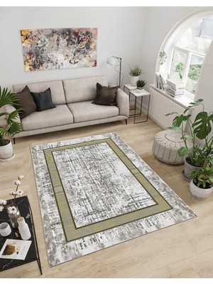 Dijidekor Shine M(194) Gri Saçaksız Mutfak Koridor Yolluk Salon Yatak Odası Halısı