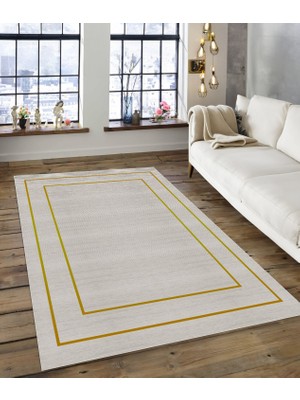 Dijidekor Shine M(178) Bej Saçaksız Mutfak Koridor Yolluk Salon Yatak Odası Halısı