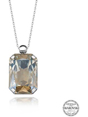 Fumeyabi Crystal Taşlı Gümüş Kadın Kolye