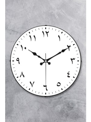 PremiumPort 36 cm Gerçek Bombe Cam Mekanizmalı Atatürk Temalı Duvar Saati